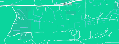 Map showing the location of Bloktek in Cuthbert, WA 6330