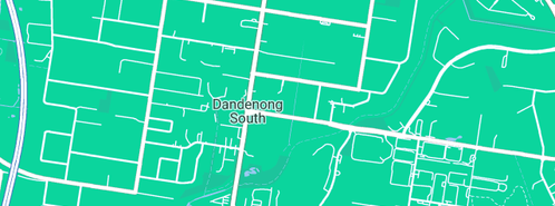 Map showing the location of Devin Michaels Retail/Rental Shirts in Dandenong South, VIC 3175
