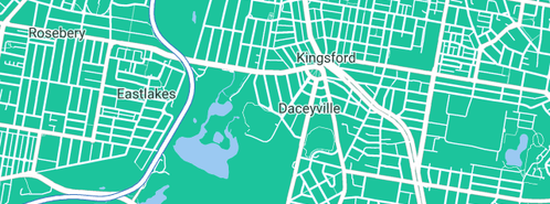 Map showing the location of Job Fit in Daceyville, NSW 2032