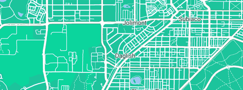 Map showing the location of Vivente Living in Daglish, WA 6008