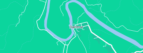 Map showing the location of Daintree River & Reef Cruise Centre in Daintree, QLD 4873