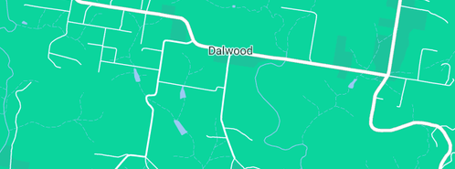 Map showing the location of Sally's Dressage Stables in Dalwood, NSW 2477