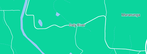 Map showing the location of Daly River Barra Resort in Daly River, NT 822