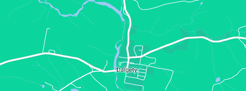 Map showing the location of Australia Post - Dalgety CPA in Dalgety, NSW 2628