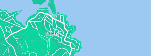 Map showing the location of Webhive in Dalmeny, NSW 2546