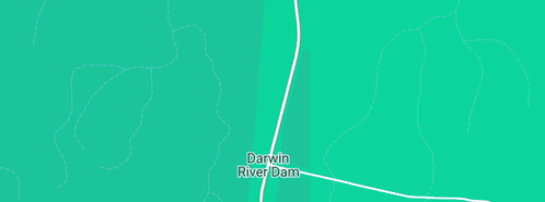 Map showing the location of Ross Oliver Investments Pty Ltd in Darwin River Dam, NT 822