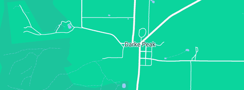 Map showing the location of Darke Peake General Store in Darke Peak, SA 5642