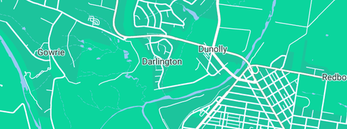 Map showing the location of Darlington Massage in Darlington, NSW 2330
