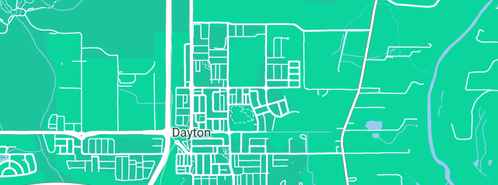 Map showing the location of AJL Plumbing & Gas in Dayton, WA 6055