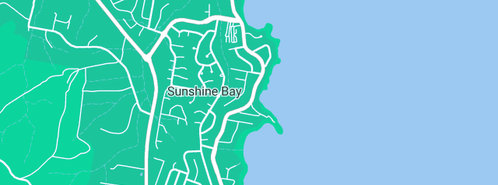 Map showing the location of Fresh in Denhams Beach, NSW 2536