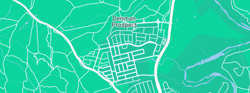 Map showing the location of YourGP@Denman in Denman Prospect, ACT 2611