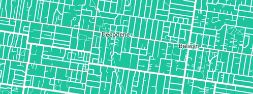 Map showing the location of Coleridge Corners in Deepdene, VIC 3103