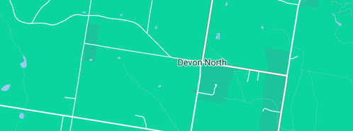 Map showing the location of Devon Siding Olives in Devon North, VIC 3971