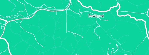 Map showing the location of Emily Hill Farm in Dewhurst, VIC 3808
