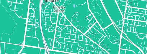 Map showing the location of Kingston Information and Library Service Dingley in Dingley Village, VIC 3172