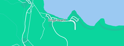 Map showing the location of Dingo Beach Water Sports in Dingo Beach, QLD 4800