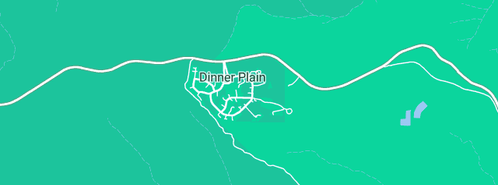 Map showing the location of Alphutte in Dinner Plain, VIC 3898