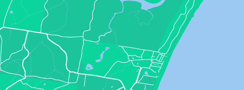 Map showing the location of Kiddies Hut @ Diamond Beach in Diamond Beach, NSW 2430