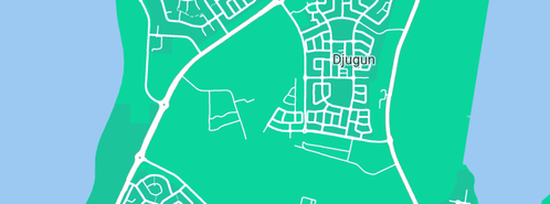 Map showing the location of Leisure Pools Broome in Djugun, WA 6725