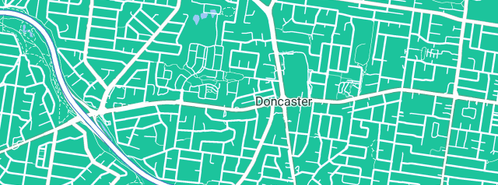 Map showing the location of Optus World Doncaster in Doncaster, VIC 3108