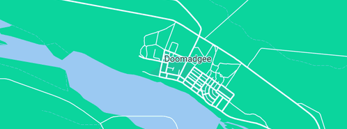 Map showing the location of The Women's Shelter in Doomadgee, QLD 4830