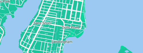 Map showing the location of Anything/Anywhere in Dolls Point, NSW 2219