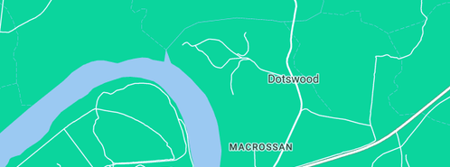 Map showing the location of TFTA Camp in Dotswood, QLD 4820