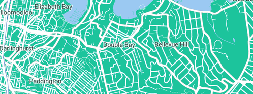 Map showing the location of Organic Food Markets in Double Bay, NSW 2028