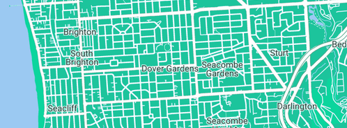 Map showing the location of Access Canoes in Dover Gardens, SA 5048