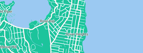 Map showing the location of Kp1 in Dover Heights, NSW 2030