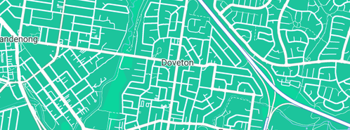 Map showing the location of Bristol in Doveton, VIC 3177