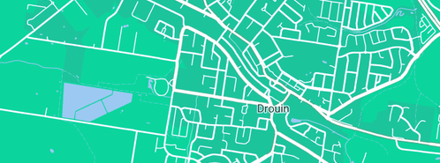 Map showing the location of B-Neeta Skip Bins in Drouin, VIC 3818
