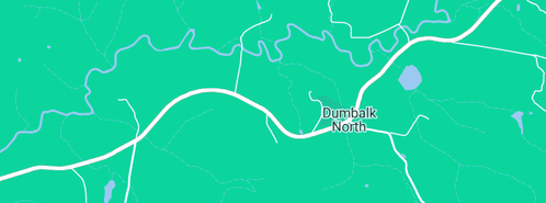 Map showing the location of Pocklington K F in Dumbalk North, VIC 3956