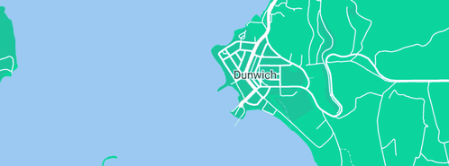 Map showing the location of Col Kingston in Dunwich, QLD 4183