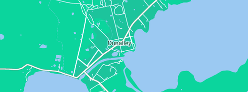 Map showing the location of Davis Canvas in Dunalley, TAS 7177
