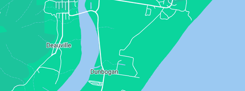 Map showing the location of Camden Haven Cruises in Dunbogan, NSW 2443