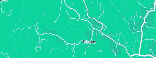 Map showing the location of Lucy's Art Studio in Dungay, NSW 2484