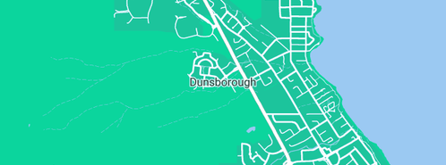 Map showing the location of Dunsborough Construction in Dunsborough, WA 6281
