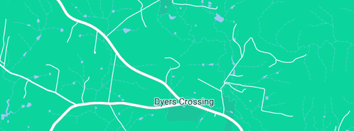 Map showing the location of Dyers Crossing Windscreen Repairs in Dyers Crossing, NSW 2429