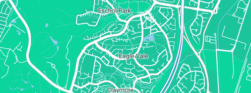 Map showing the location of Esteem Carpet Cleaning in Eagle Vale, NSW 2558