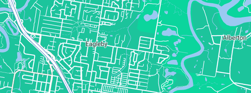Map showing the location of OzzieNet Internet Connections in Eagleby, QLD 4207