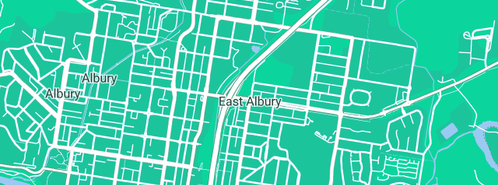 Map showing the location of Milestone Chemicals Albury DFO in East Albury, NSW 2640