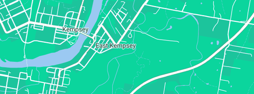Map showing the location of Jubilee Uniforms & Trophies in East Kempsey, NSW 2440