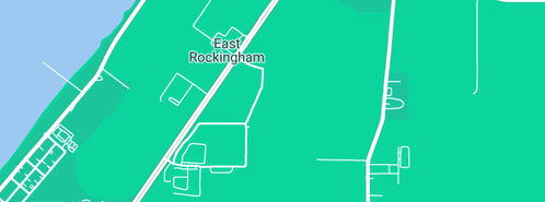 Map showing the location of Emc Pacific Pty Ltd in East Rockingham, WA 6168