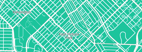 Map showing the location of Hydroponic Generations in East Victoria Park, WA 6101