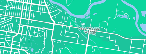 Map showing the location of FlipScreen in East Wagga Wagga, NSW 2650