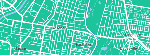 Map showing the location of Aus Rubbish Removal PTY. LTD. in Eastlakes, NSW 2018