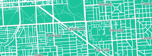 Map showing the location of Pro-Sweep in Eastwood, SA 5063