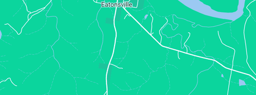 Map showing the location of Happy Paws Haven Inc in Eatonsville, NSW 2460