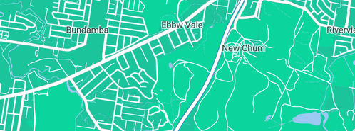 Map showing the location of Ipswich Caravan Centre in Ebbw Vale, QLD 4304